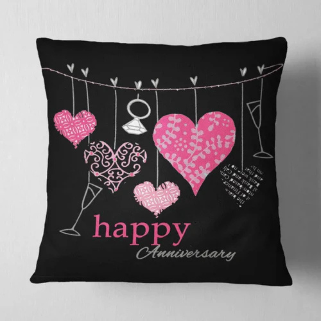 Happy Anniversary Cushion